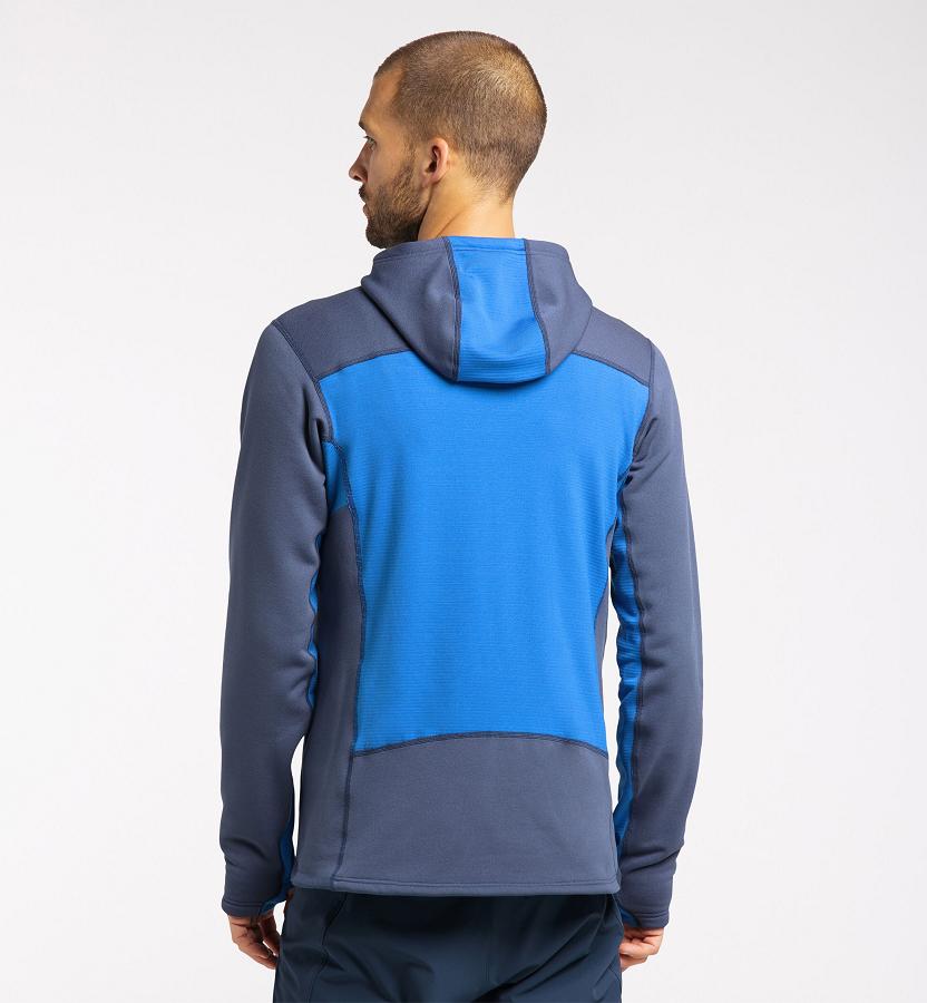 Haglöfs Mens Roc Nordic Mid Layer Blue New Zealand 41530ZFNM